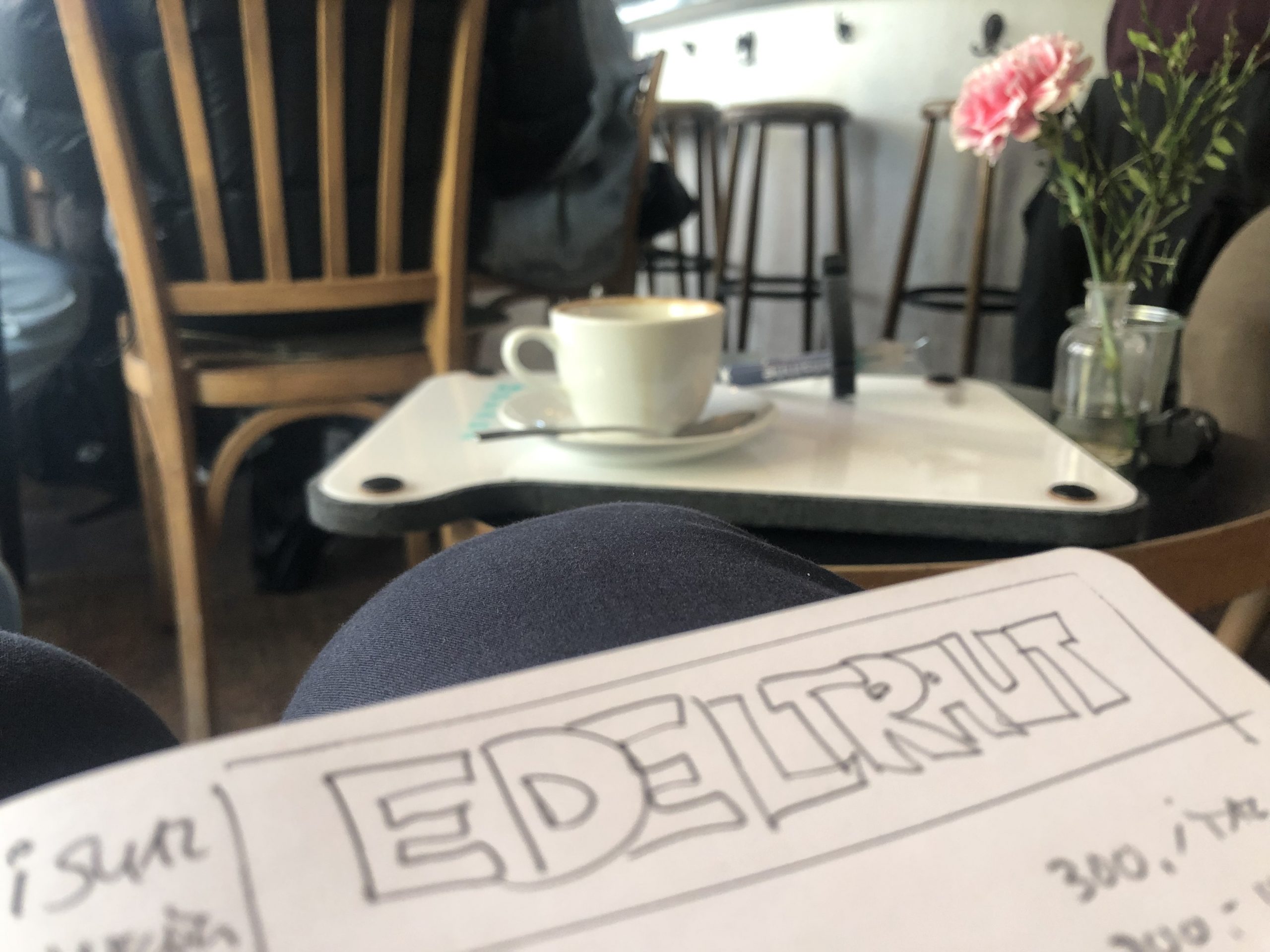 Gedanken zeichnen im nähcafé edeltraut Würzburg